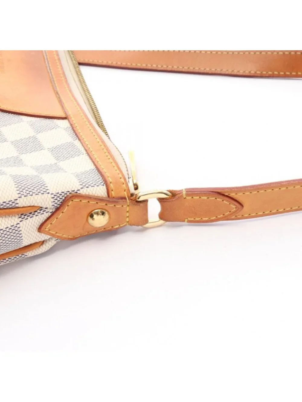 Louis Vuitton Shoulder Bag Syracuse MM Damier Azur Canvas Leather - Picture 10 of 15